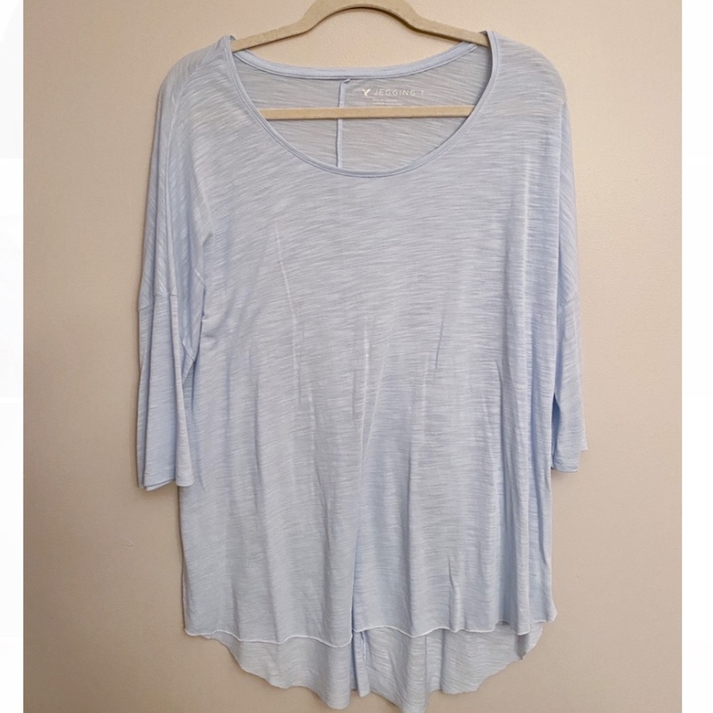 Baby Blue American Eagle Jegging Shirt